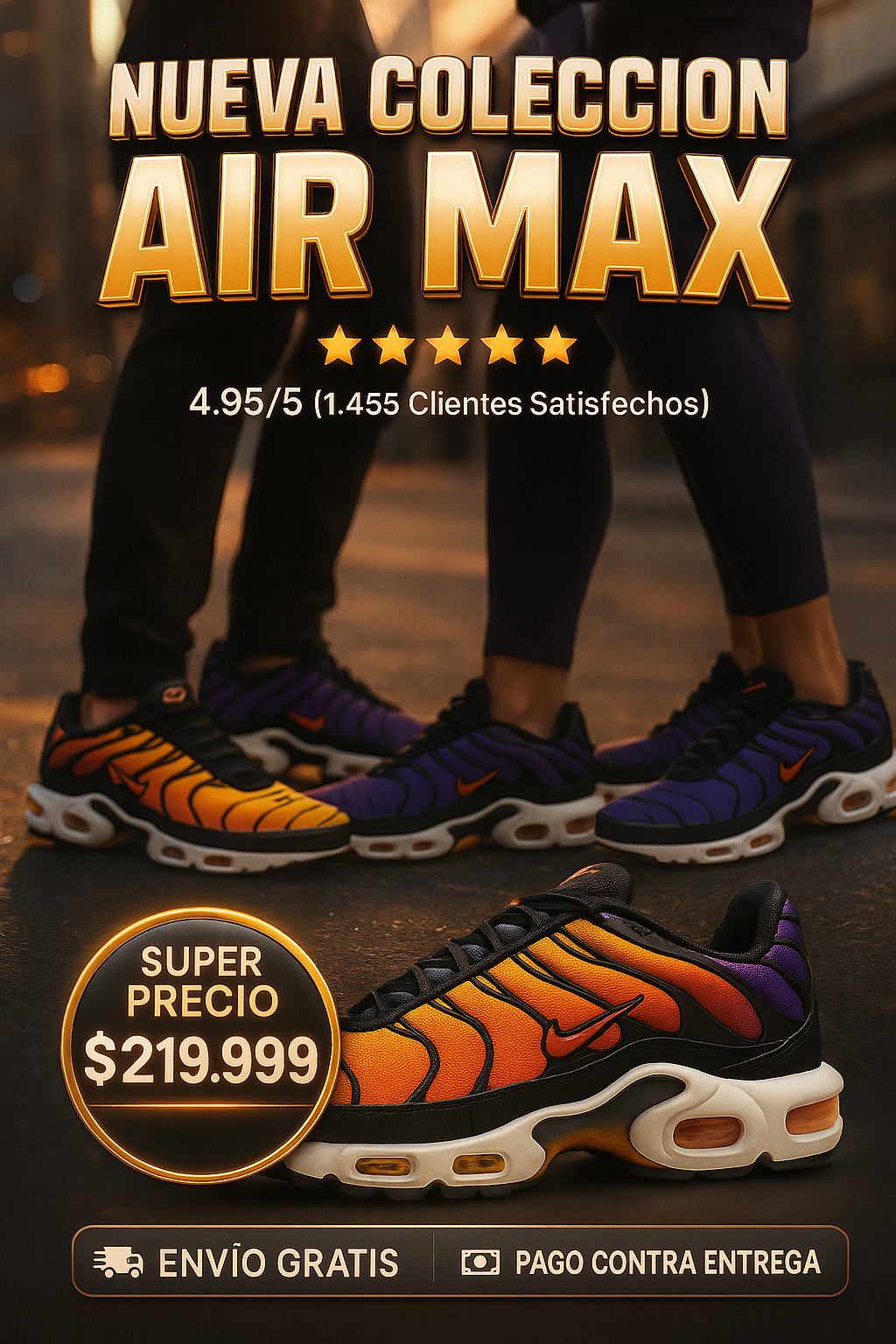 --💜Nike TN Morado💜🔥 Nike TN Naranja🔥        ⚡ ¡Últimos Pares Disponibles! ⚡--