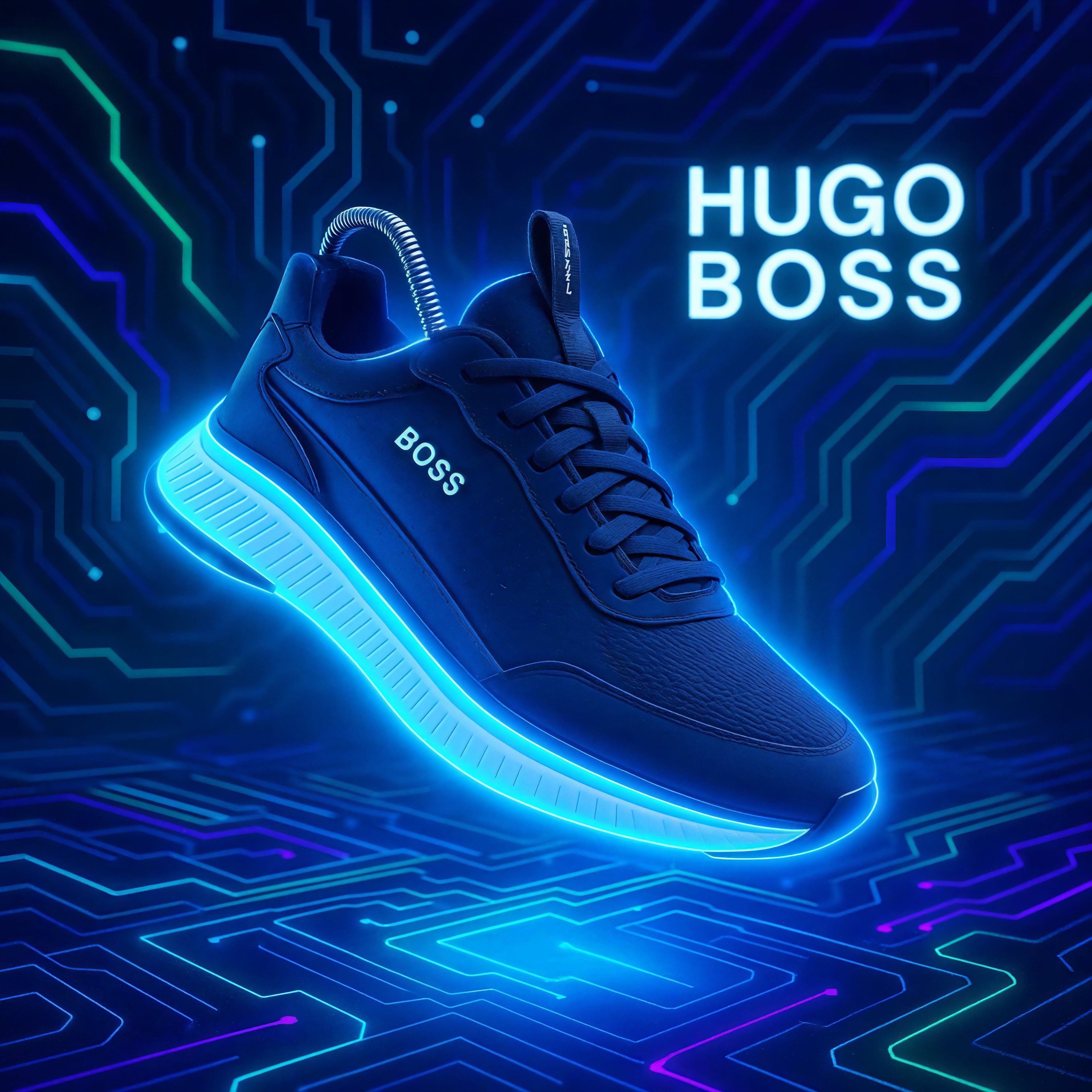 “La elegancia se viste de calle — Zapatillas BOSS”